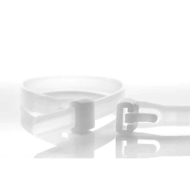 Bride cablu reutilizabile din poliamid, 100mm, pachet 100 bucati