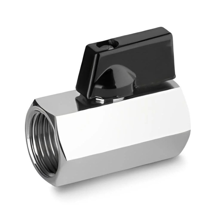 Robinet Sferic Mini din Alama Cromata 1/2 Interior