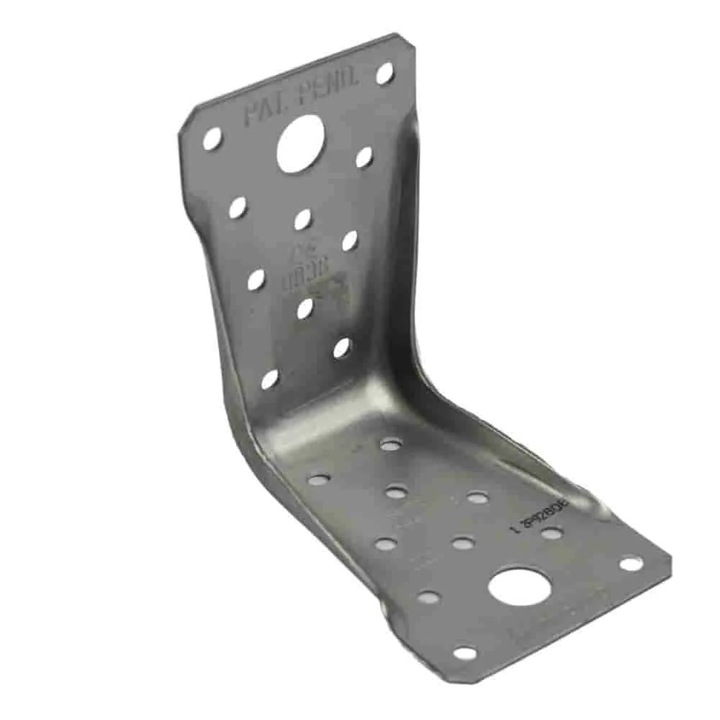 Coltar Metalic cu Nervuri din Otel Zincat 89x89x60x1, 5 mm