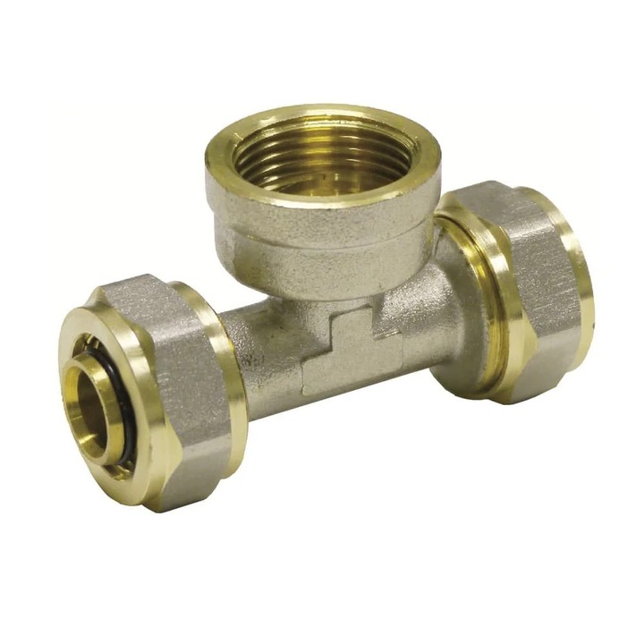 Racord T cu filet 16 x 2 - 3/4 IG - 16 x 2