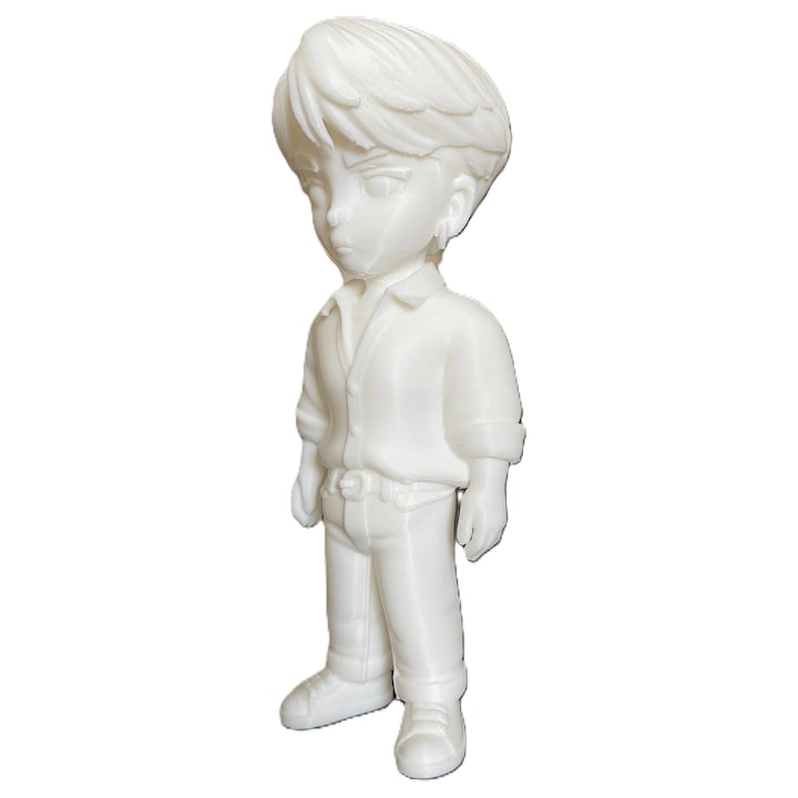 Figurina K-Pop Demon Hunters Jinu Chibi Style – Baza pentru pictura si activitati creative – 14 cm