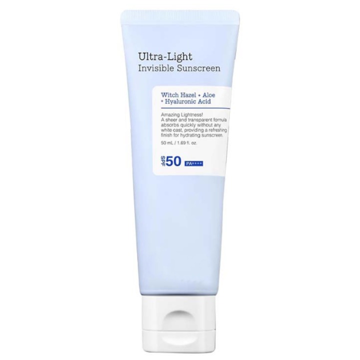 KENSUI Слънцезащитен крем със SPF 50 PA++++ Ултралек невидим слънцезащитен крем, 50 мл