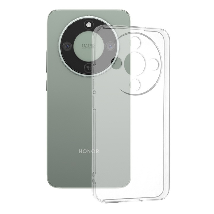 Husa pentru Honor Magic8 Lite - Techsuit Clear Silicone - Transparent