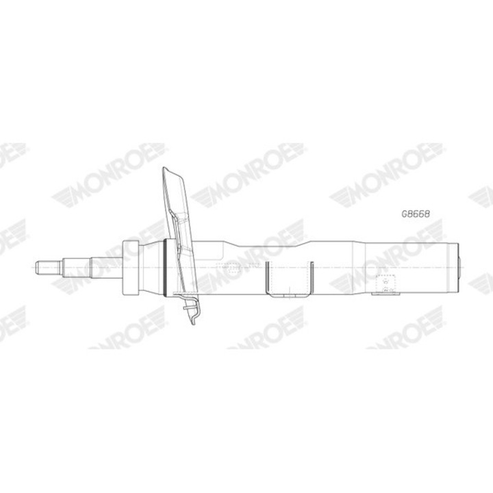 Lengéscsillapító G8668 Mercedes-Benz A-osztály/B-osztály