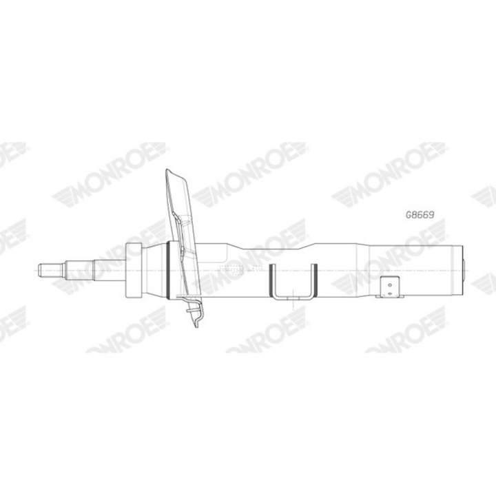 Амортисьор G8669 Mercedes-Benz A-Class/B-Class