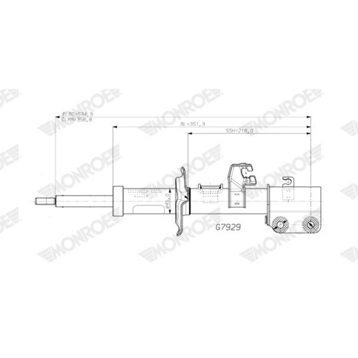 Lengéscsillapító G7929 Nissan Micra 5