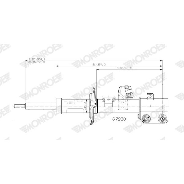 Lengéscsillapító G7930 Nissan Micra 5