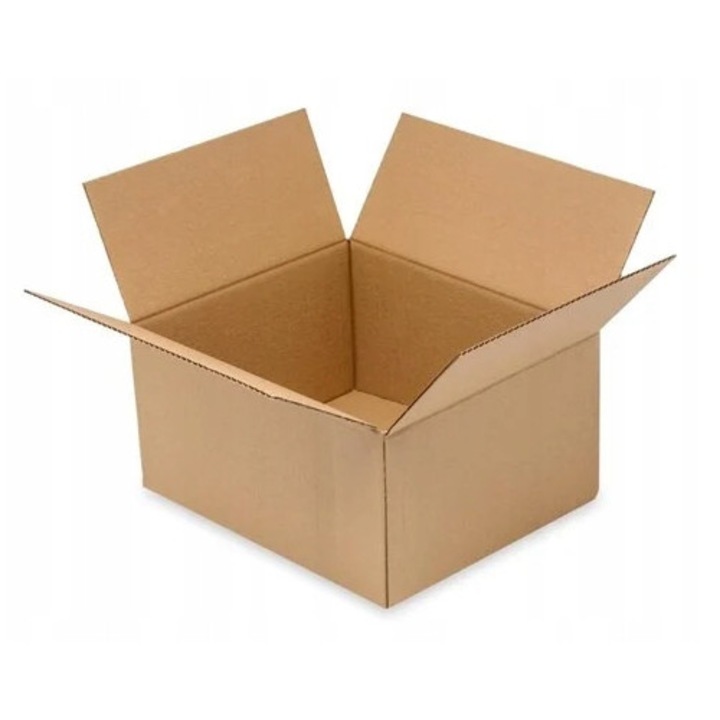 Cutie Din Carton, Neopak, Rezistenta Si Usoara Pentru Transport Si Depozitare, Ideala Pentru E-commerce, Documente Si Produse Mici, Ambalaj Sigur Si Practic, 30x25x15 cm, Maro