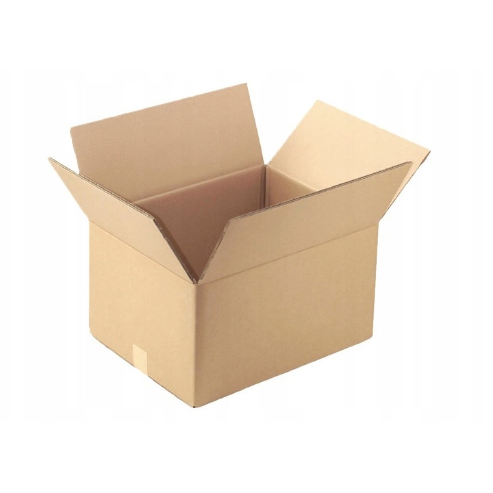 Cutie Din Carton, Neopak, Rezistenta Si Usoara Pentru Transport Si Depozitare, Ideala Pentru E-commerce, Documente Si Produse Mici, Ambalaj Sigur Si Practic, 35x25x15 cm, Maro