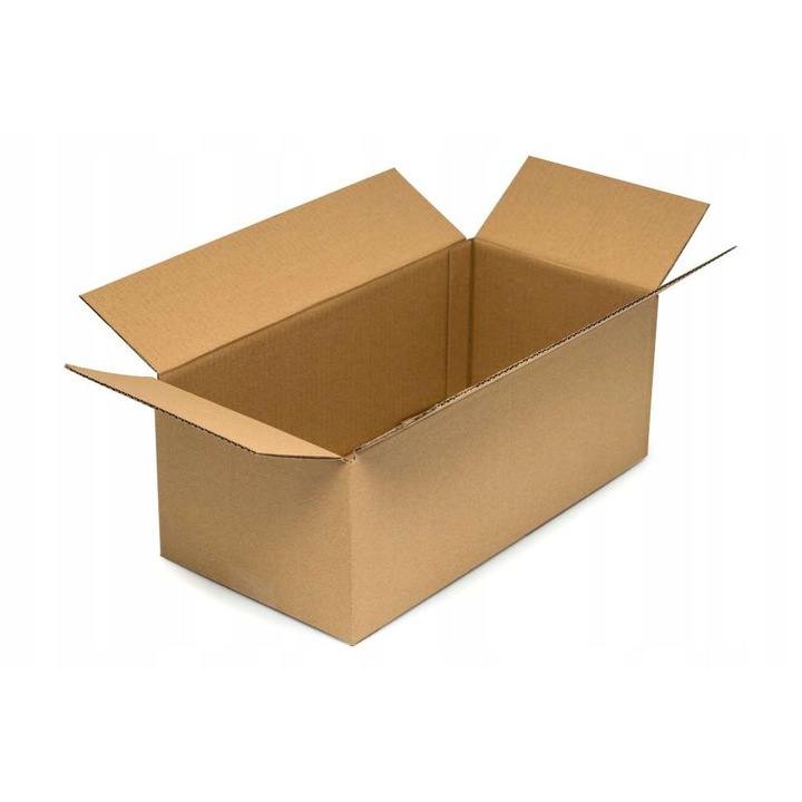 Cutie Din Carton, Neopak, Rezistenta Si Usoara Pentru Transport Si Depozitare, Ideala Pentru E-commerce, Documente Si Produse Mici, Ambalaj Sigur Si Practic, 40x20x15 cm, Maro