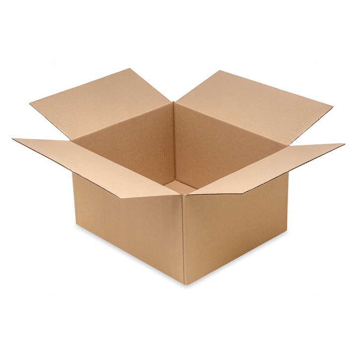Cutie Din Carton, Neopak, Rezistenta Si Usoara Pentru Transport Si Depozitare, Ideala Pentru E-commerce, Documente Si Produse Mici, Ambalaj Sigur Si Practic, 40x30x25 cm, Maro