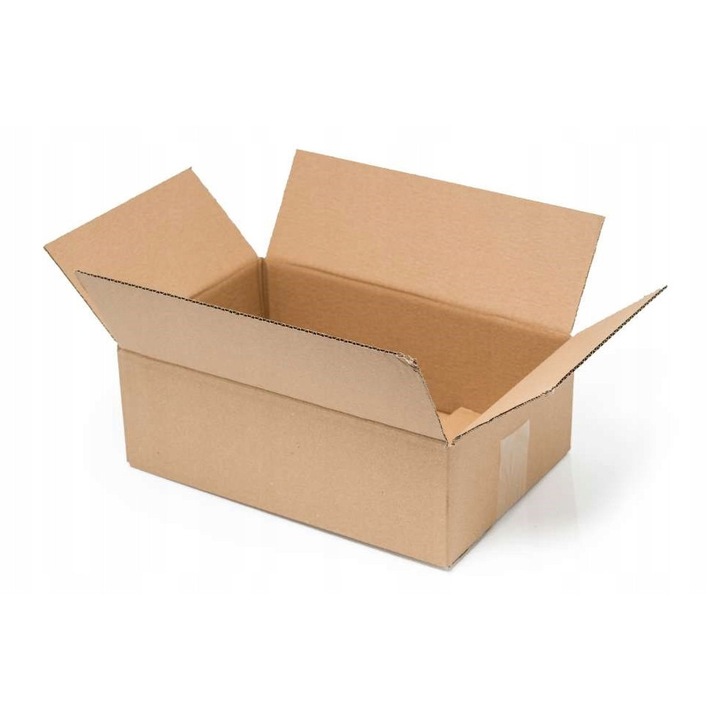 Cutie Din Carton, Neopak, Rezistenta Si Usoara Pentru Transport Si Depozitare, Ideala Pentru E-commerce, Documente Si Produse Mici, Ambalaj Sigur Si Practic, 45x35x10 cm, Maro