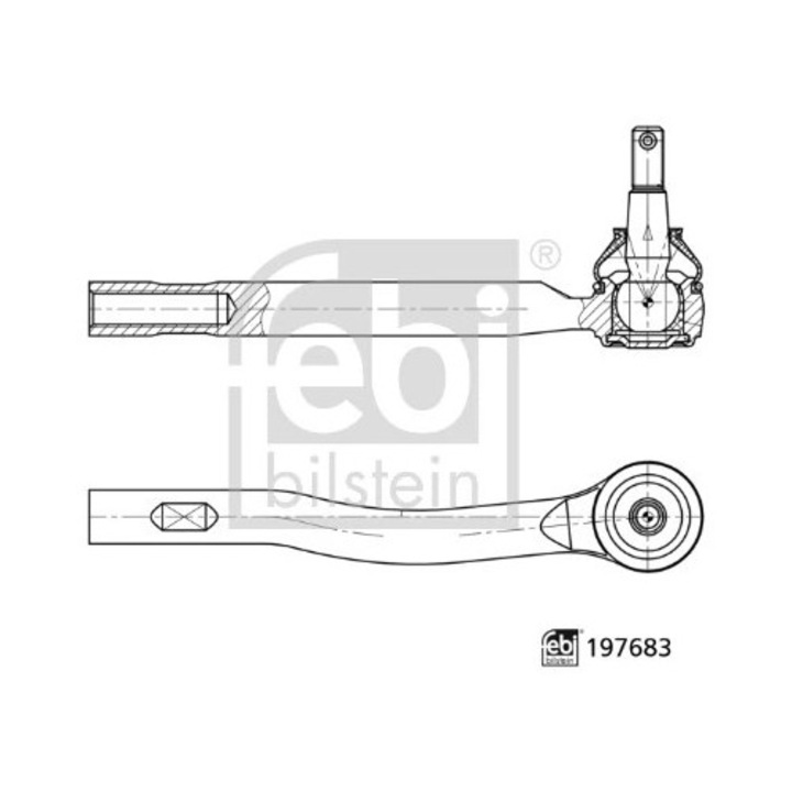 Cap De Bara Axa Fata Dreapta 197683 Ford Ranger/Ranger 3 Ford Australia Ranger Pick-Up