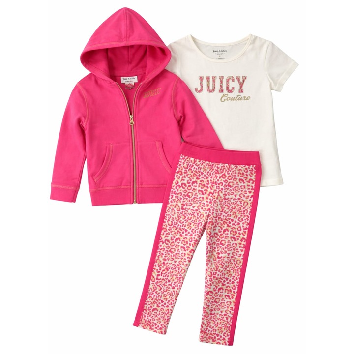 Compleu Juicy Coutore 3 piese bumbac fetita 3 ani