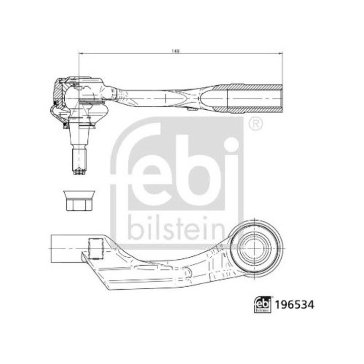 Cap De Bara Axa Fata Dreapta 196534 Opel Mokka Vauxhall Mokka