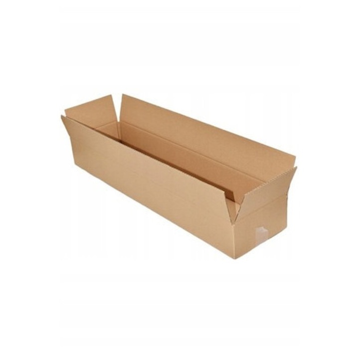 Cutie Din Carton, Neopak, Rezistenta Si Practica Pentru Transport Si Depozitare, Ideala Pentru E-commerce, Produse Mari Si Coletare Sigura, Ambalaj Solid Si Usor De Asamblat, 80x20x10 cm, Maro