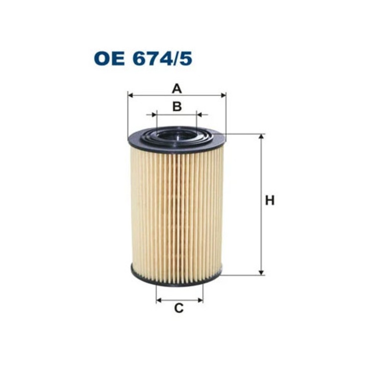 Olajszűrő Oe674/5 Hyundai Accent 3/Accent 4/Elantra 4/Elantra 5/Elantra 6/Equus / Centennial/Genesis/Matrix/Sonata 5