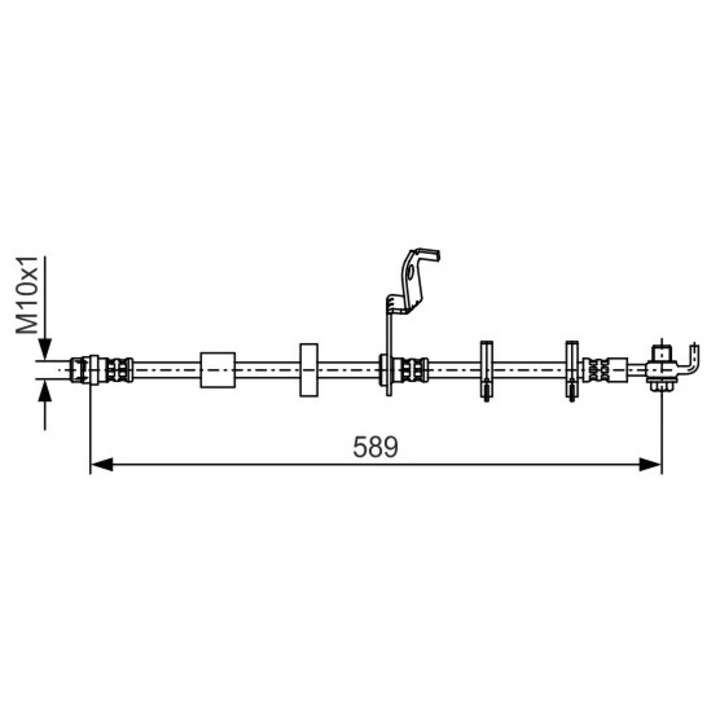 Fékcső 1987481102 Peugeot 508/508 1/508 Sw 1
