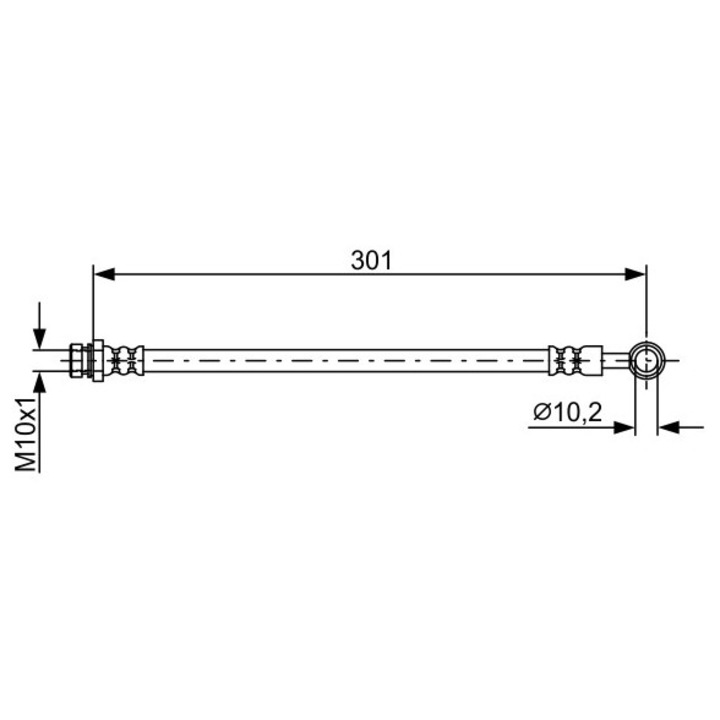 Fékcső 1987481896 Hyundai Grandeur/Sonata 5