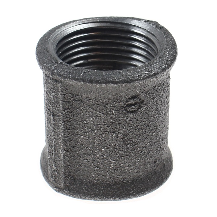 Mufa fonta neagra, FI - FI, 1/2", 270, pentru imbinare tevi
