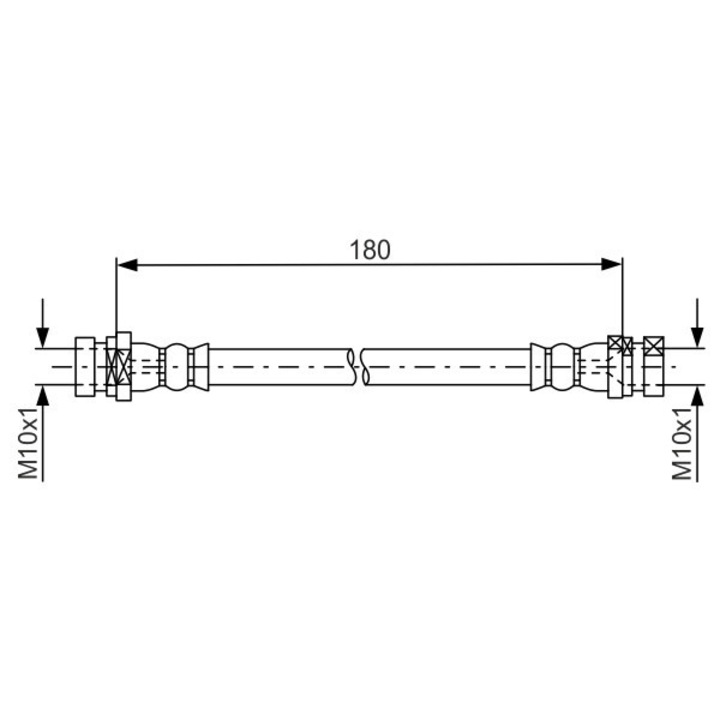 Fékcső 1987481681 Renault Kangoo/Kangoo / Grand Kangoo 2