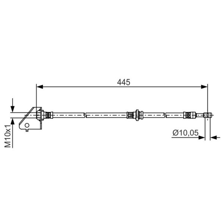 Fékcső 1987481497 Hyundai Tucson Kia Sportage 2