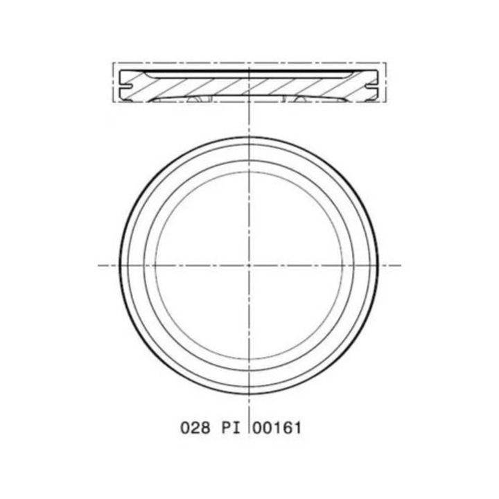 Piston 028Pi00161000 Seat Altea/Ibiza 4/Leon Skoda Fabia 2/Octavia 2/Roomster/Roomster Praktik Vw Golf 6/Golf Plus 5