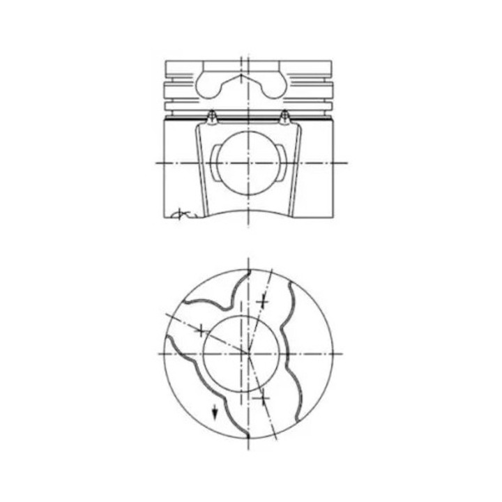 Piston 97412700 Agrale 6-Series/Armored/Furgovan Vw Lt 28-35 2/Lt 28-46 2