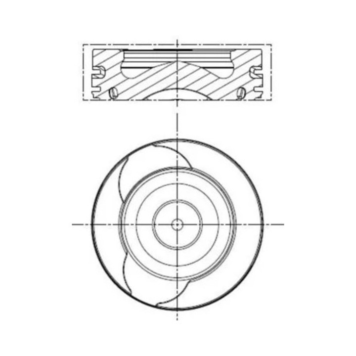 Dugattyú 021Pi00128000 Dacia Duster/Lodgy Mercedes-Benz A-osztály/B-osztály/Citan/Citan Mixto/Cla/Cla Shooting Brake/Gla-osztály