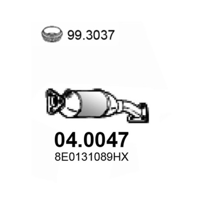Katalizátor Fata 04.0047 Audi A4 B5/A4 B6/A4 B7/A6 C5 Skoda Superb 1 Vw Passat B5/Passat B5.5