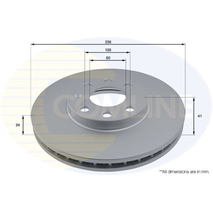 Спирачен диск Adc1105V Chevrolet Astra/Corsa/Corsa Pick-Up Opel Astra G/Astra G Classic/Astra G Classic Caravan/Zafira A