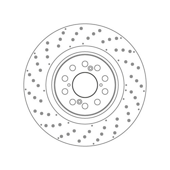 Tárcsafék Df6931S Honda Civic 10/Civic 9