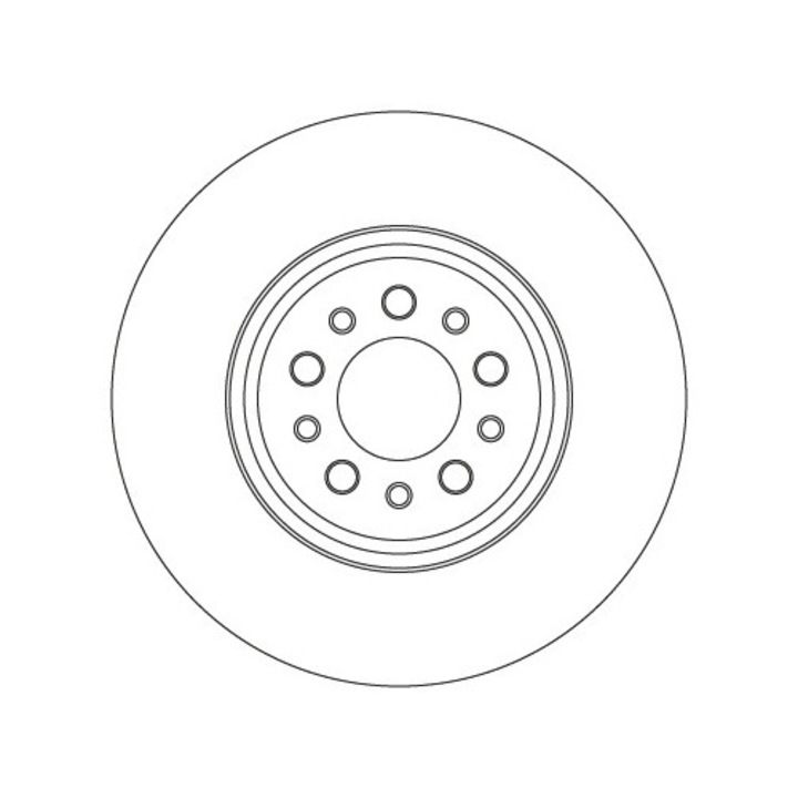 Tárcsafék Df3969S Jeep Compass/Renegade