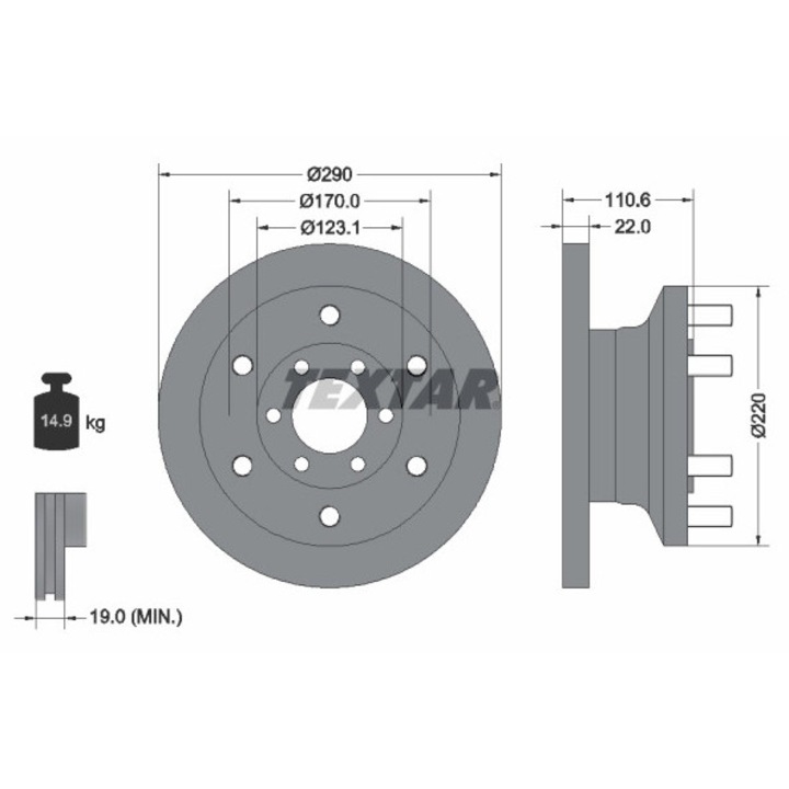Set Discuri De Frana 93175400 Iveco Daily 3