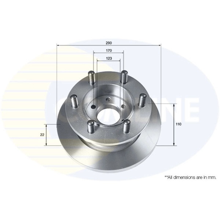 Спирачен диск Adc9128 Iveco Daily 3