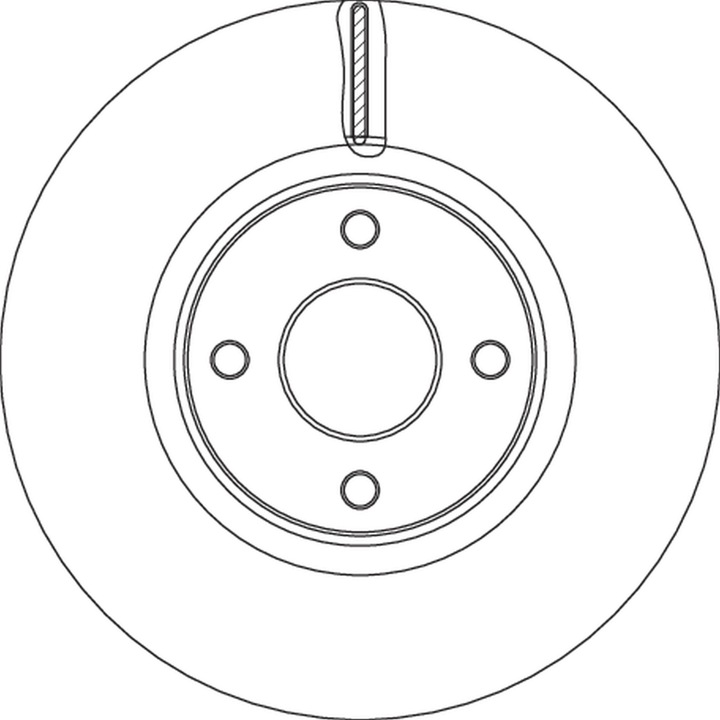 Tárcsafék Frana Df6761S Ford Ecosport