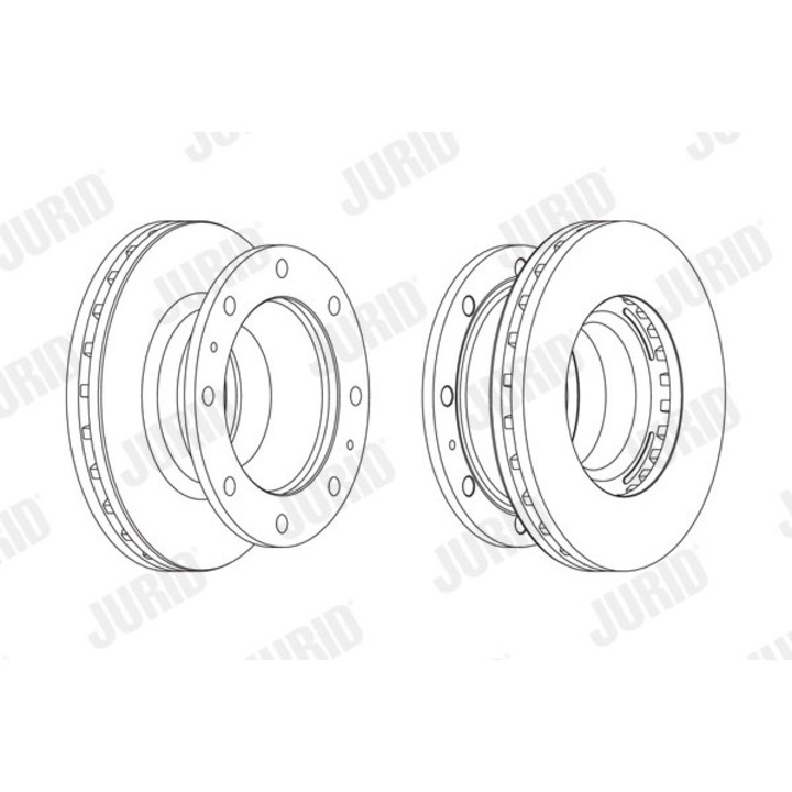 Спирачен диск 569171J Iveco Eurocargo 1-3/Eurocargo 4/Eurofire 1/Eurofire 2