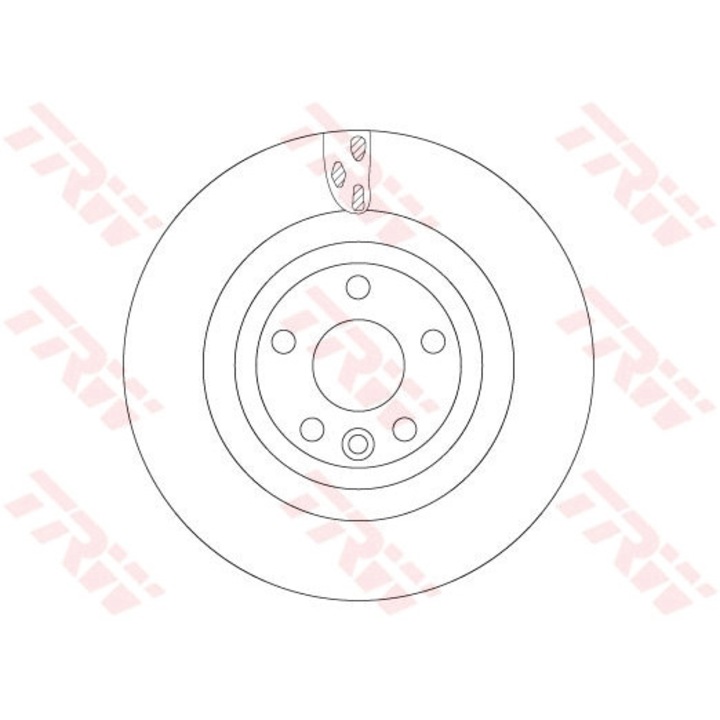 Tárcsafék Df6706S Jaguar 1-Pace/F-Pace