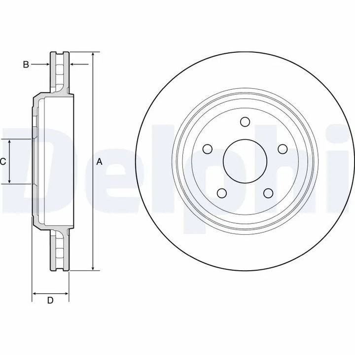 Tárcsafék Frana Bg9214C Jeep Grand Cherokee 4