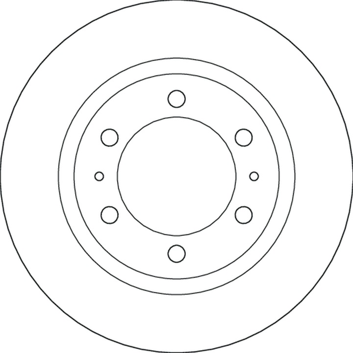 Tárcsafék Df6817S Toyota Hilux 8 Pick-Up