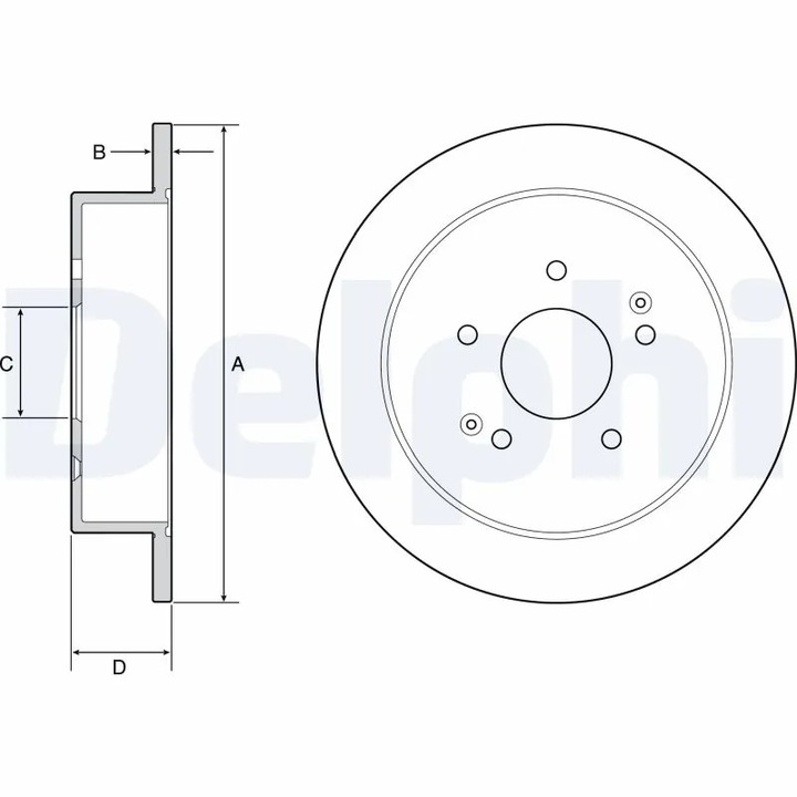 Tárcsafék Frana Bg4940C Kg Mobility Korando/Tivoli/Torres Ssangyong Actyon 2/Korando/Tivoli/Torres/Xlv