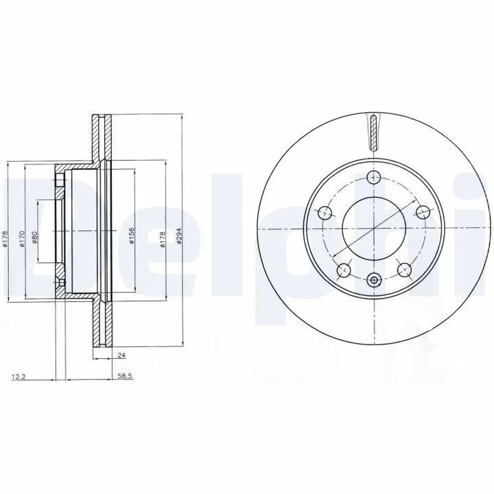 Диск Спирачен Bg4023 Ldv Maxus