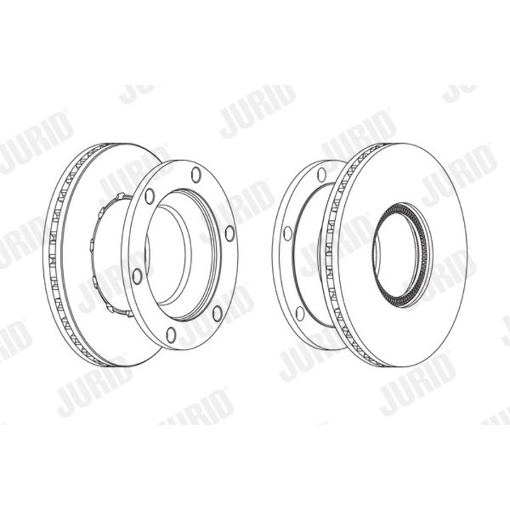 Спирачен диск 569116J Renault Trucks Midlum