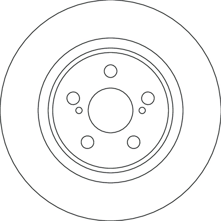 Tárcsafék Df4641 Toyota Yaris