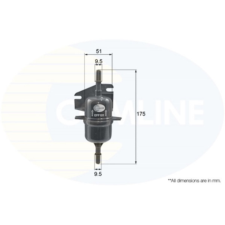 Горивен филтър Eff101 Fiat Albea/Palio/Seicento / 600/Strada Pick-Up