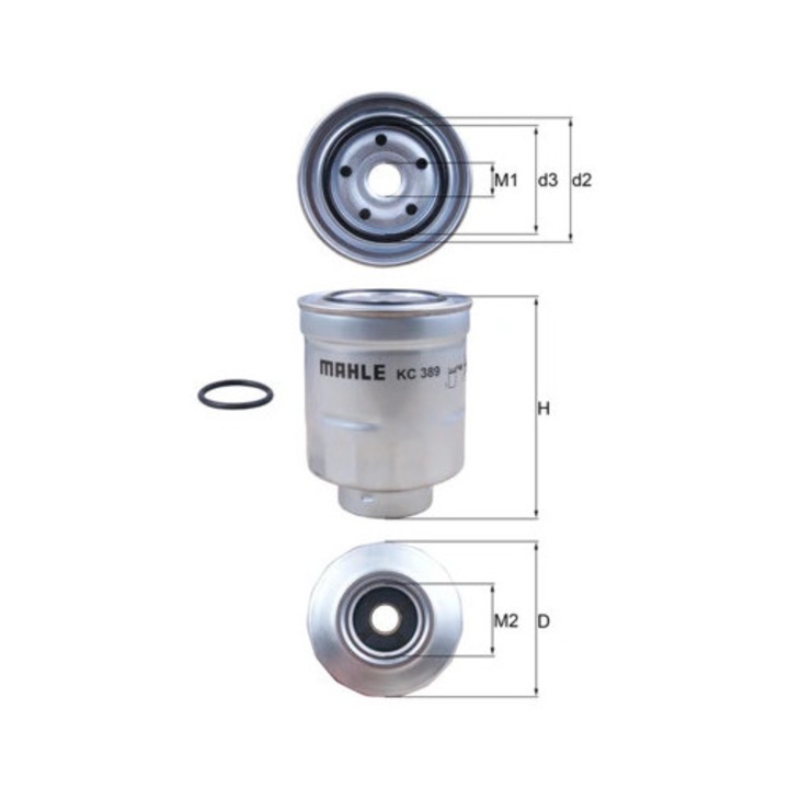 Üzemanyagszűrő Kc389 Toyota Auris/Avensis/Corolla/Dyna/Dyna 100/Hiace 4/Verso