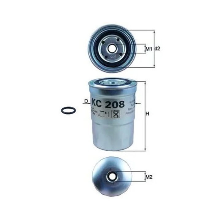 Üzemanyagszűrő Kc208 Mitsubishi Cantervi/Cantervii/Pajero/Pajero 1/Pajero 2/Pajero 3/Pajero 3 Canvas Top/Pajero 4