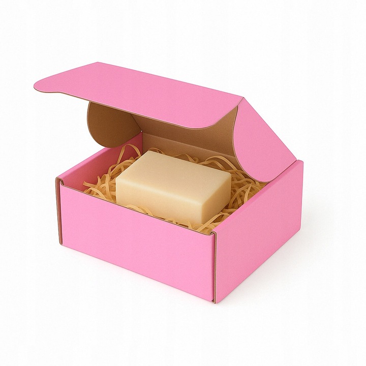 Set Cutii Din Carton Tip Fasonat, Neopak, 150x100x50 mm, Carton Rezistent, Pentru Ambalare Cadouri, Roz, 20 buc