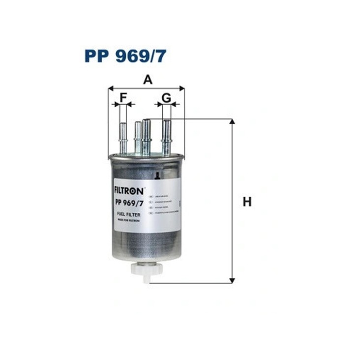 Üzemanyagszűrő Pp969/7 Land Rover Discovery 5/Range Rover 4/Range Rover Sport 2