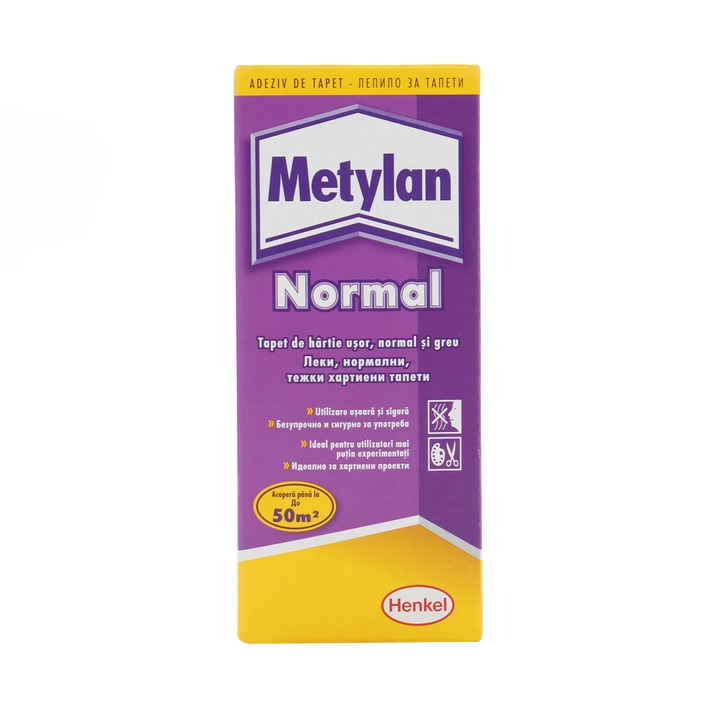 Adeziv pentru tapet hartie, interior, Metylan Normal, 125 g